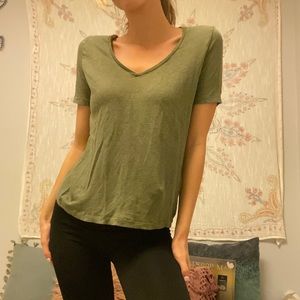 Green t shirt